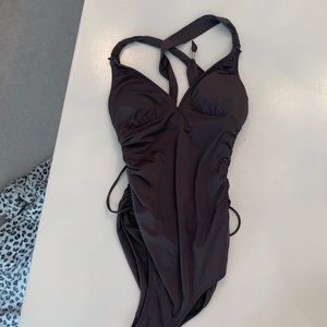 Athletics grey swim suit